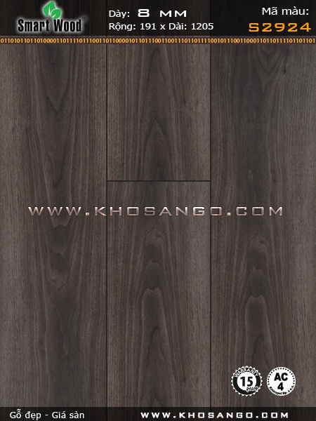 Sàn gỗ Smartwood 2924 Sàn gỗ Smartwood 2924