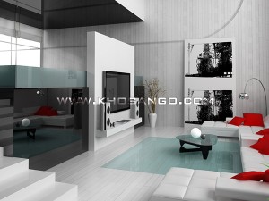 Gỗ ván ép phòng khách