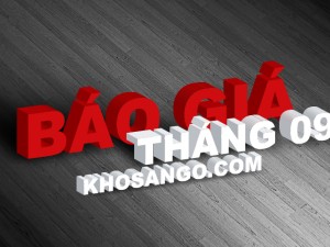 Bảng giá sàn gỗ công nghiệp tháng 9/2014