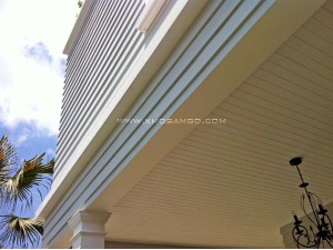 Làm ốp trần gỗ trong nhà và ngoài trời