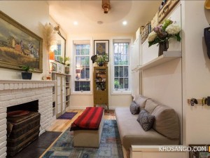 Căn hộ chung cư mang nhiều màu sắc từ sàn gỗ