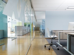 Mẫu thiết kế sàn gỗ văn phòng công ty, phòng làm việc cá nhân