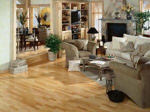 Sàn gỗ tự nhiên lót sàn không gian sống tốt cho sức khoẻ