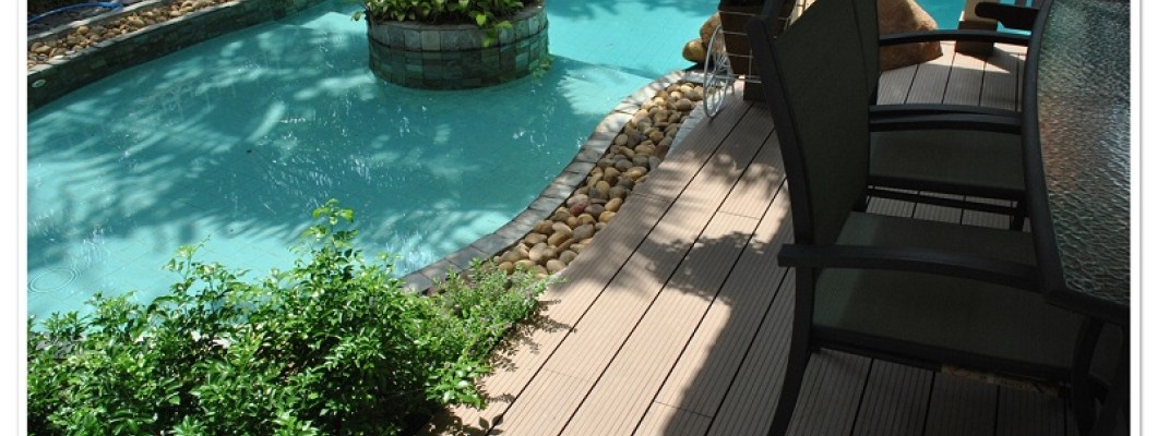 Sàn gỗ hồ bơi - Không gian thư giản lý tưởng cho gia đình bạn