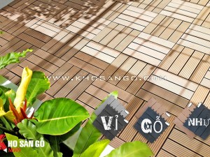 Vỉ gỗ nhựa lót sàn giá rẻ, lót sàn nhà tắm, ban công, sân thượng, sân vườn, ngoài trời giá rẻ