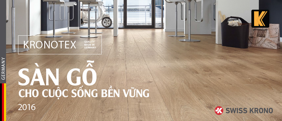 Sàn gỗ công nghiệp Kronotex - đức