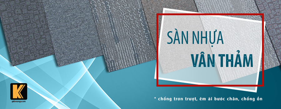 Sàn nhựa vân thảm