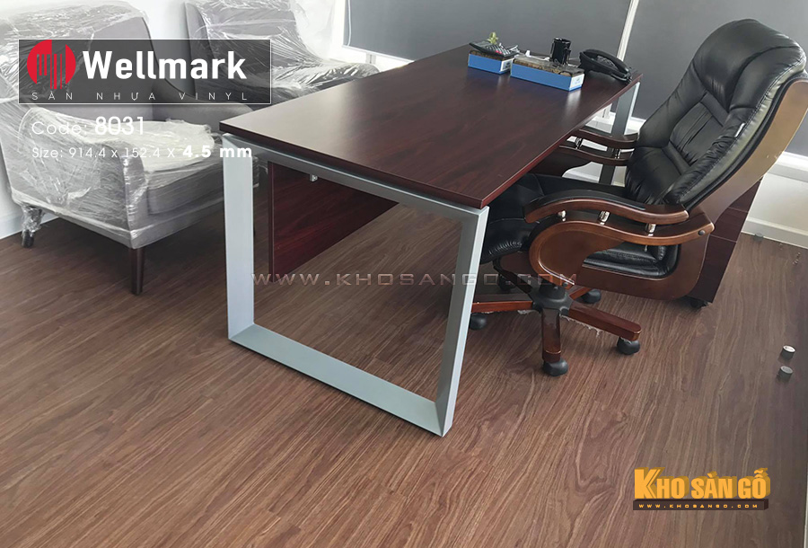 Sàn nhựa hèm khóa wellmark 8031 Sàn nhựa hèm khóa wellmark 8031