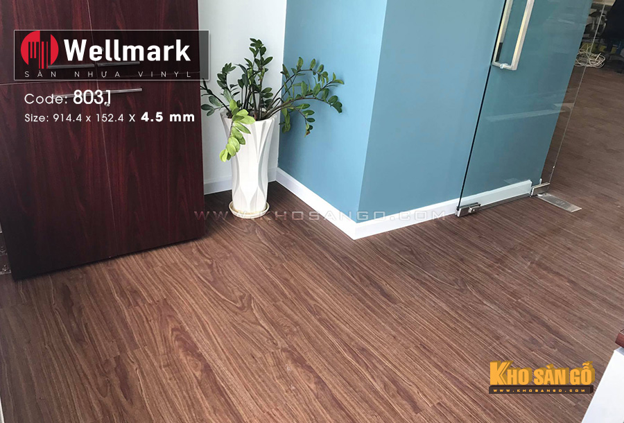 Sàn nhựa hèm khóa wellmark 8031