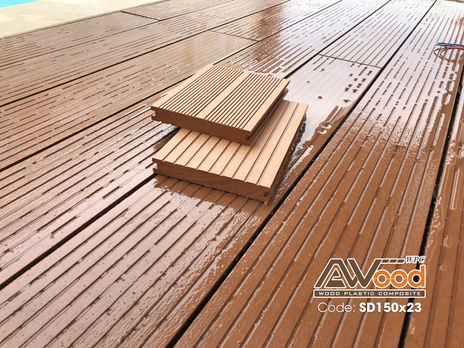 sàn gỗ ngoài trời SD150x23