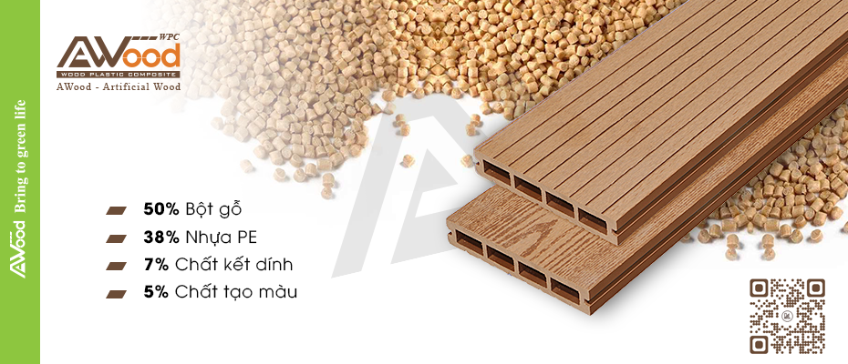 cấu tạo gỗ nhựa awood
