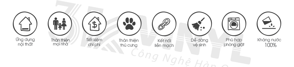 tính năng sàn nhựa giá rẻ 3K Vinyl