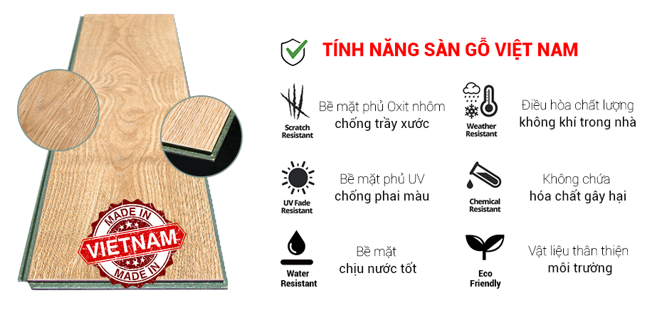 tính năng sàn gỗ việt nam