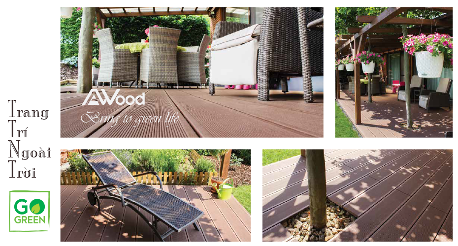 trang trí sân vườn ngoài trời