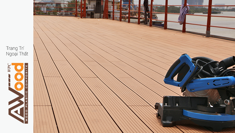 sàn gỗ ngoài trời awood lót sàn du thuyền
