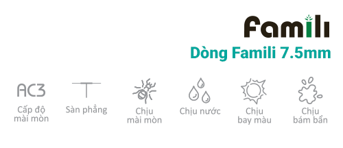 Dòng Famili 7.5mm inovar